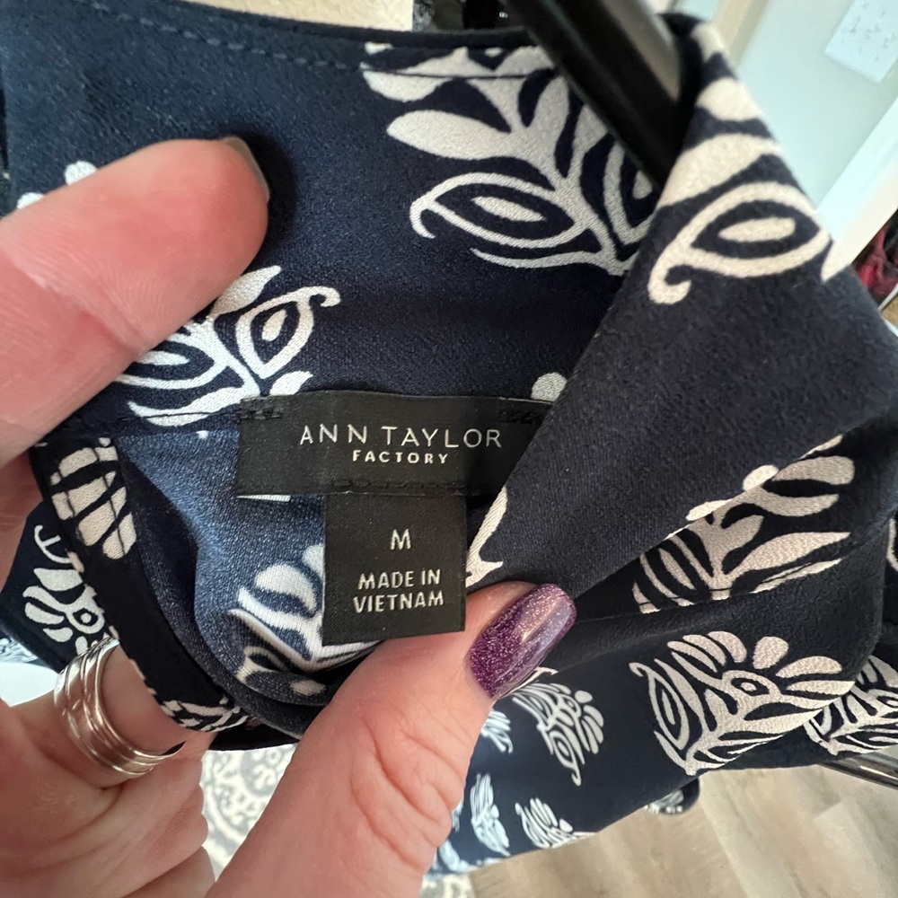 Ann Taylor Navy Top